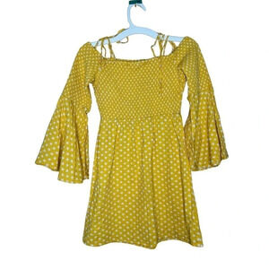 Tularose smocked off the shoulder mini dress women’s size small